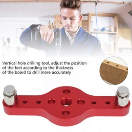 Vertical Pocket Jig Hole Woodworking Doweling Jig Kit Self Centering Drill Guide Wood Hole Punch Positioner Locator Kit 6/8/10mm