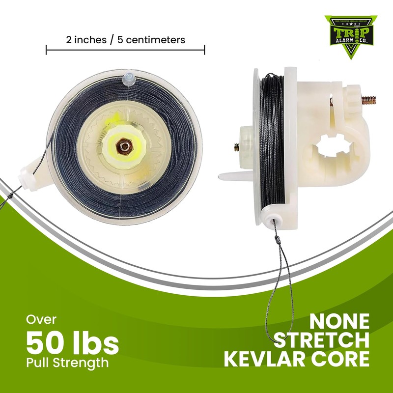 Kevlar Trip Wire on Reusable Reel By Trip Alarm Co