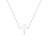 Geveay Silver Cross Necklaces for Women Trendy Sterling Silver Cross