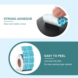 2025 Year Stickers, File Folder Year Labels, Color Coded Year Stickers for End Tab File Folders Office Supplies, 500/Roll, 1 Roll, 3/4" x 1-1/2" (PVC Blue)