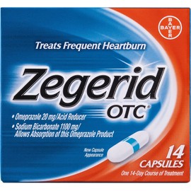Zegerid OTC Capsules 14 Capsules (Pack of 4)