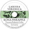 Kona Pineapple Tanzania Peaberry Coffee (Single Serve K-Cup Pods) (Gourmet,