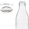 mikken TO48 Twist-Off Replacement Lid for Milk Bottles and Juice