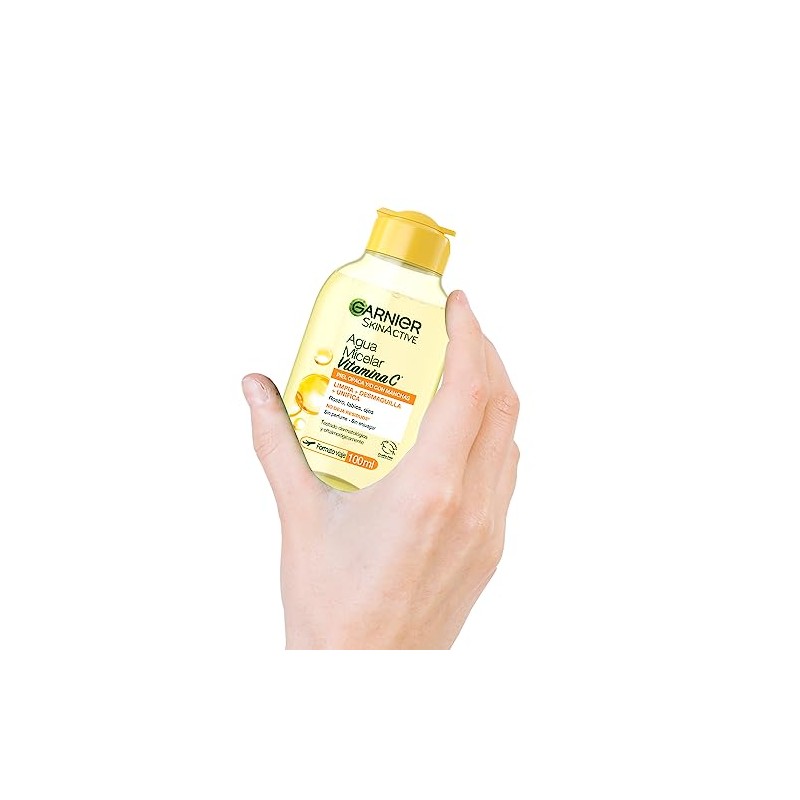 Garnier, Agua Micelar Desmaquillante Express Aclara 100Ml