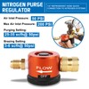 Boltigen HVAC Nitrogen Regulator, Adjustable Nitrogen Purge Tool, 1/4'' Flare