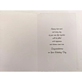Majestic Weeding Greeting Card with Envelope - For a Special Couple on your Wedding Day