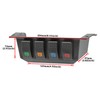 SAUTVS Switch Panel for Polaris RZR XP 1000 14-18, Under