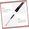 PACKOVE 6Pcs Eyeliner Makeup Brush Precision Eye Brushes for Easy