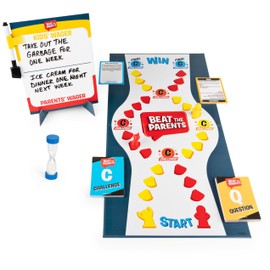 Spin Master Games, Beat The Parents Classic Family Trivia Game, Kids vs Parents for Ages 6 and up
