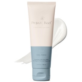 Project Reef After Sun Cooling Lotion w/Organic Aloe Vera, Peppermint, Shea Butter, Vitamin E - Natural Vegan Sunburn Relief, Aftersun Care