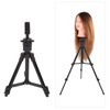 Retractable Head Model Tripod Aluminum Alloy Mannequin Head Stand for