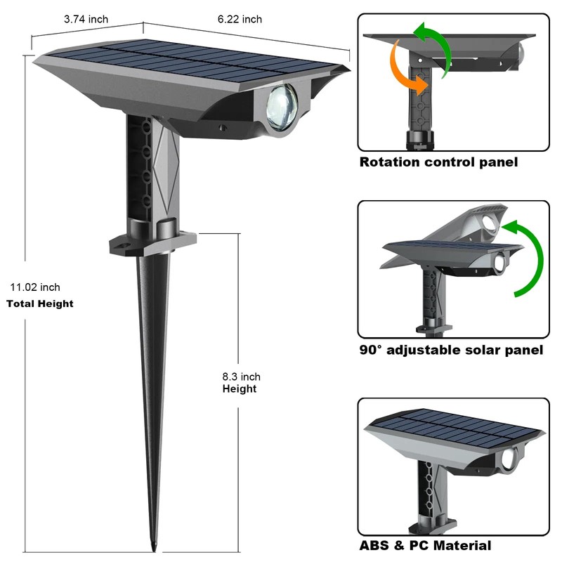 HENRE Solar Outdoor Lights