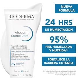 BIODERMA, Atoderm, Crema Nutritiva, Humectacin intensa, Skincare Piel Normal a Seca con Tendencia Atpica, 200ML                                       