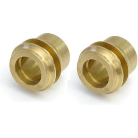 TC Compression Radiator Valves Brass Inset Reducer 15mm to 10mm - Pack of 2