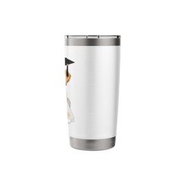 Labrador Retriever Dog Graduation Cap School Graduate Owner Stainless Steel Insulated Tumbler