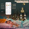 Gold Battery Operated Wall Sconce, Wireless Wall Lights Set of