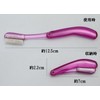 [Made in Japan] Metal Mascara Comb, Pink (MK-700P)