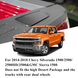 TTCR-II for GMC Sierra and Chevy Silverado Bed Rail Stake Hole Covers 2014-2018, Truck Bonneau Covers Stake Pocket Plugs for Sierra Denali/SLE/SLT/AT4/Base and Silverado High Country/LT/LTZ (2 Packs)