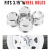 RTRHINOTUNING 4PCS 3.15" Push Through Center Caps 80mm Wheel Hub