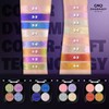CHARMACY 4 Colors Chameleon Eyeshadow & Highlighter Palette, Shift-Infused Multichrome