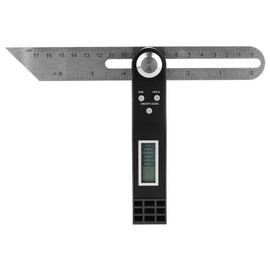 Digital T Protractor Digital Protractor and Goniometer 0~360°, Stainless Steel Material Bevel Gauge, Protractor Goniometer Digital for Laminate Cutter (0~360°)