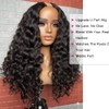 Enivuoso Loose Wave V Part Wig Synthetic Half Wigs for