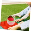 Kisangel Mini Cartoon Strawberry Shaped Desktop Trash Bin Small Portable