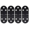 Butler Tray Hinge, 4Pcs Zinc Alloy Door Flap Hinge Table