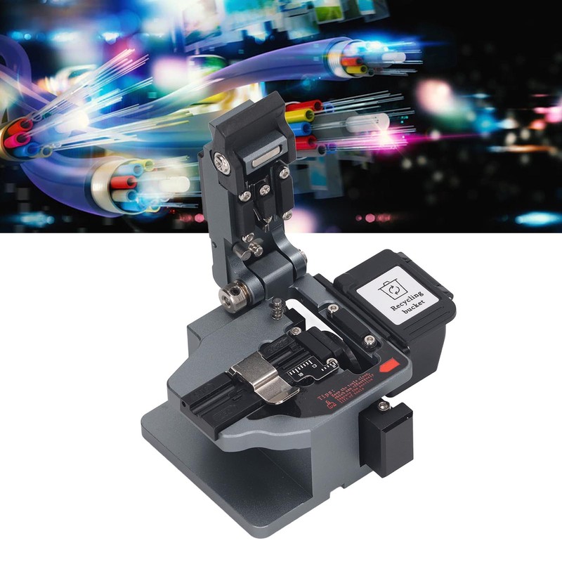 Optical Fiber Cleaver Tool Cutter 60000 Time Cutting High Accuracy
