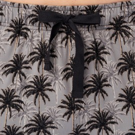 Van Heusen Mens Jersey Knit Sleep ShortsPajama Bottom, Grey/Palm, Medium