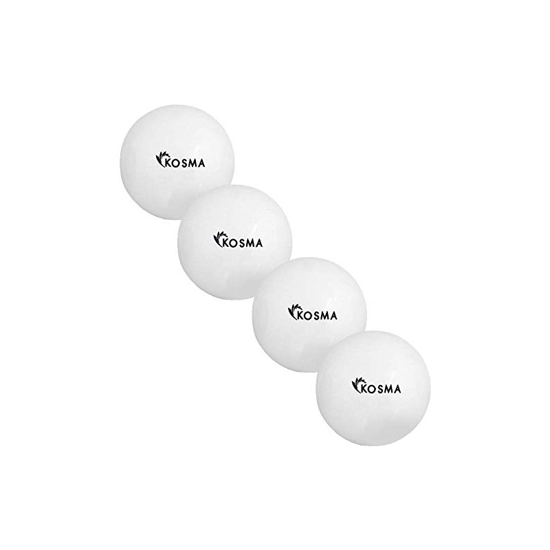 Kosma Set of 4 Smooth Hockey Balls | Outdoor Sports