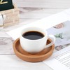Pack of 4 Cork Coasters, Round, Extra Thick with Raised