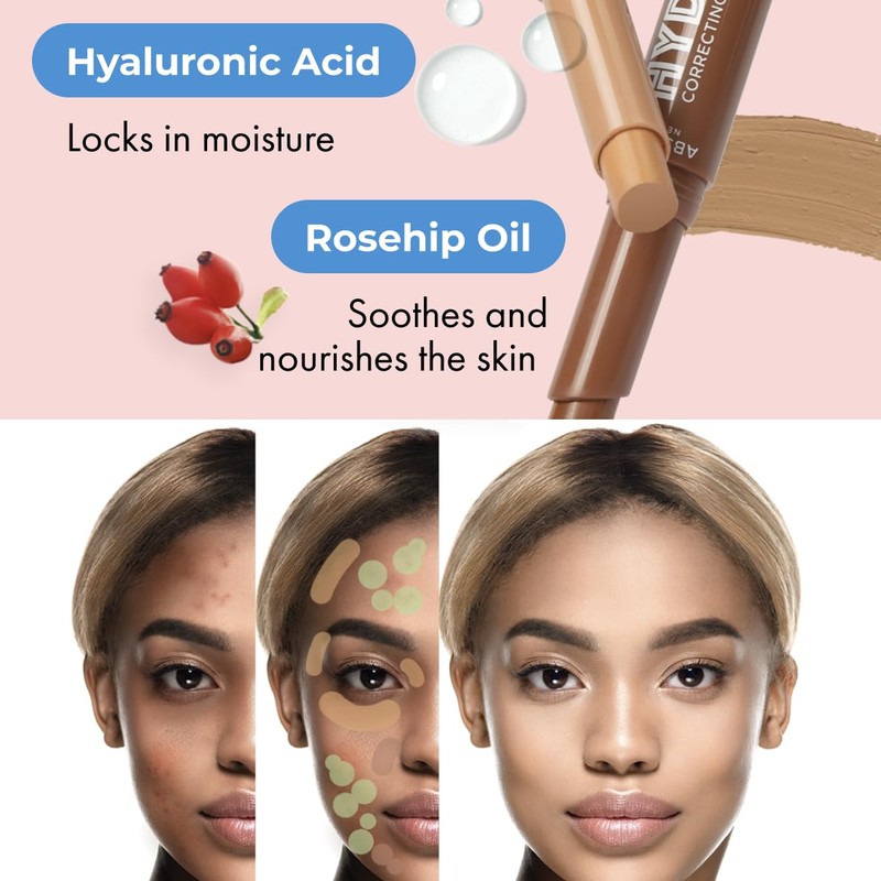 Absolute New York Hydro Fix Correcter and Concealer, Multipurpose Buildable