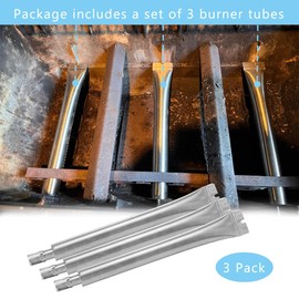 BBQSAVIOR BP69 Tube Burner Replacement Parts for Broil King Signet and Sovereign Gas Grills, 14 5/16 x 1 1/4 inch, 3-Pack