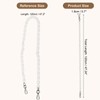 PATIKIL Acrylic Purse Strap, 47 Inch Acrylic Chain Purse Strap