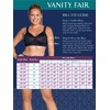 Vanity Fair Sujetador deportivo convertible de impacto medio para mujer,