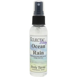 Ocean Rain Body Spray (Double Strength), 4 ounces, Body Mist for Women with Clean, Light & Gentle Fragrance, Long Lasting Perfume with Comforting Scent for Men & Women, Cologne with Soft, Subtle Aroma