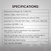 Accurate Digital Handheld Stroboscope with Wide Measurement Range, 50~12,000 FPM,