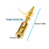ECSiNG 4pcs 4mm Gold Plated Extended Banana Terminal Connector Banana