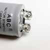Laimiaoxian 1pcs 400MFD 400UF 250V Cylindrical AC Motor Starter Capacitor,