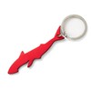 Komonee Shark Red Bottle Opener Key Chain Metal Sea Life