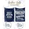 InnoBeta Gifts for Brother Adult from Sister, Bed Flannel Blankets