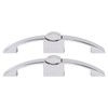 2 Set Push Button Latch Cabinet Lock Cupboard Knob Latch