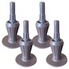 Heavy Duty Steel Stem Bed Frame Feet to Replace Wheels