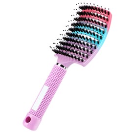 Segbeauty Detangling Hair Brush, Curved Vented Brush for Blow Drying, Boar Bristle Brush, Wet Hair Brush for Long, Thick, Thin, Curly, Tangled Hair, Hair Tools