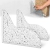 HYSSBR 2Pcs Thickened Shower Splash Guard Durable Bathtub Corner Splash