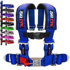 Purple 4 point harness for bucket seat with latch lock design, 9 colors to choose from, racing harness 4 point race car UTV RZR [6008P2]