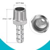 sourcing map Hose Nozzle Hose Connector 10 mm AD x
