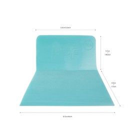 FOSHIO PPF Squeegee Vinyl Wrap Tool, 70A Hardness Anti-Scratch Rubber Scraper Soft TPU Mini Squeegee Window Tint Tool for Paint Protection Film, Squeegee for Window Cleaning (TF Blue)