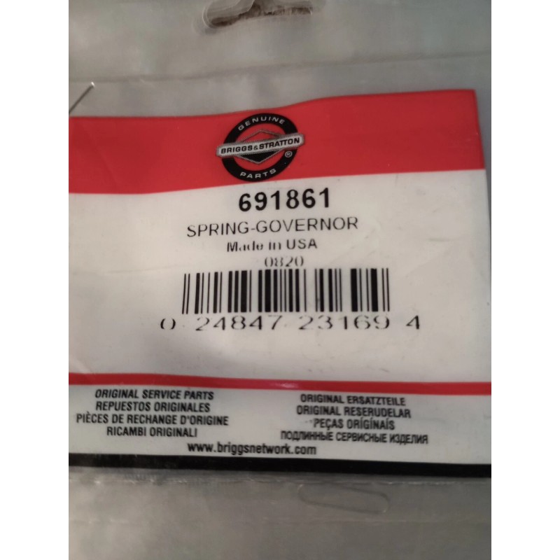 Briggs & Stratton OEM 691861 Spring-Governo